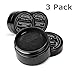 3 Pack - 100% Natural Teeth Whitening Charcoal Powder - with Organic Coconut Activated Charcoal for Stronger Healthy Whiter Teeth. No need for Strips, Kits or Gel