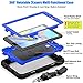 SEYMAC stock Case for SM-T387, 2018 Version of Galaxy Tab A 8.0, [Not fit Other Galaxy Tab A 8.0] - Blue+Black