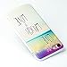 EVERMARKET(TM) iPhone 7 4.7'' Case, Live Laugh Love Inspirational Qoute Beach Style PC Back + White TPU Frame Bumper Case Cover for Apple iPhone 7 4.7 Inch