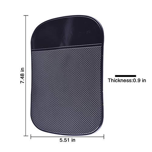 image for ZC GEL Car Dashboard Sticky Mat, Reusable and Washable Anti-Slip Cell 