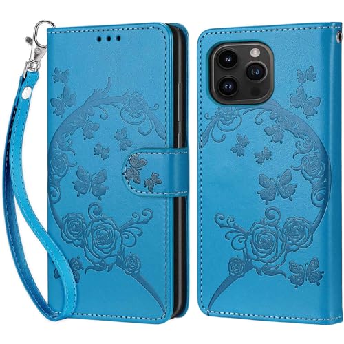 Coque pour iPhone 15 Pro, Housse Etui Portefeuille Cuir... en promo sur Amazon