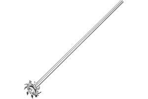 YUCHENGTECH Dispersing Disc Dispersion Impeller Dispersing Machine Blade Paddle Impeller Stainless Steel 3cm Disc with 7X300mm Rod （1.18″disc with 0.27″X11.8″Rod）
