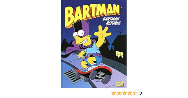 Amazon Com Bartman Tome 2 Bartman Returns 2 French Edition Groening Matt Glasberg Gary Morrison Bill Beguerie Basile Clements Chris Books