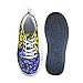 FOR U DESIGNS Vintage Floral Rose Print Fitness Walking Sneaker Casual Women's Wedges Platform Shoes