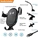 Ionixs Wireless Car Charger [Premium Aluminum] Auto-Clamping Fast Charging Qi Mount with Air Vent, Dashboard, Flexible Neck: iPhone Xs/Xs Max/XR/X/ 8/8 Plus, Samsung Galaxy S10 /S10+/S9 /S9+/S8 /S8+