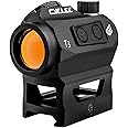 Cyelee T3 Red Dot Sight for Rifles, 1x20mm 2MOA Shake Awake Reflex Sight, Picatinny Gun Sight with Absolute Co Witness Riser