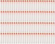 Buytra 100 Pcs Refill Darts With Hole for N-strike Elite Series Blaster White