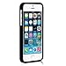 CaseCrown Lux Glider Case, Perfect Fit & Soft Interior, for iPhone 5S (Black Obsidian) (Black, iPhone 5S)