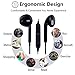 Bluetooth Sport Headphones, Wireless Earbuds with HD Mic Bluetooth 4.2 and Secure Fit Noise Isolating Headsets Sweatproof in Ear Earphones for Running Gym Workout-Upgraded version (upgrade)
