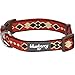 Blueberry Pet 13 Colors Tribal Print Splendid Burnt Orange Braided Dog Collar, Medium, Neck 14.5