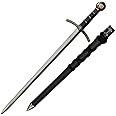 Middle Ages Broad Sword Style Dagger & Matching Scabbard
