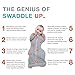 Love to Dream Swaddle UP, Blue, Medium, 13-18.5 lbs., Dramatically Better Sleep, Allow Baby to Sleep in Their Preferred arms up Position for self-Soothing, snug fit Calms Startle Reflex