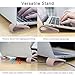 MoKo Universal Laptop/Notebook Stands, [4 Pack] Anti-Slip Durable Silicone Elevation Stand Lightweight Stable Kickstand, Ultra Compact & Portable Risers for Laptop, Tablet, Keyboard – Dusty Pinkthumb 1