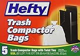 Hefty Trash Compactor Bags 18 GAL - 5 CT
