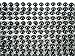 Unisex 33 inch 07mm Round Black Mardi Gras Beads - 6 Dozen (72 Necklaces)