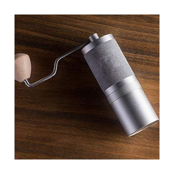 JWCN Manuelle Kaffeemühle Tragbare Kaffeebohne Mühle Hexag Edelstahl Conical Burr Kaffee Mühle Schnelle Demontage für… – Bild 4