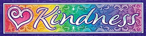 Mandala Arts Kindness – Magnetic Bumper Sticker/Decal Magnet (11" X 2.75")