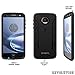 Poetic Revolution Heavy Duty Protection Hybrid Case with Screen Protector for Moto Z/Moto Z Droid - Black
