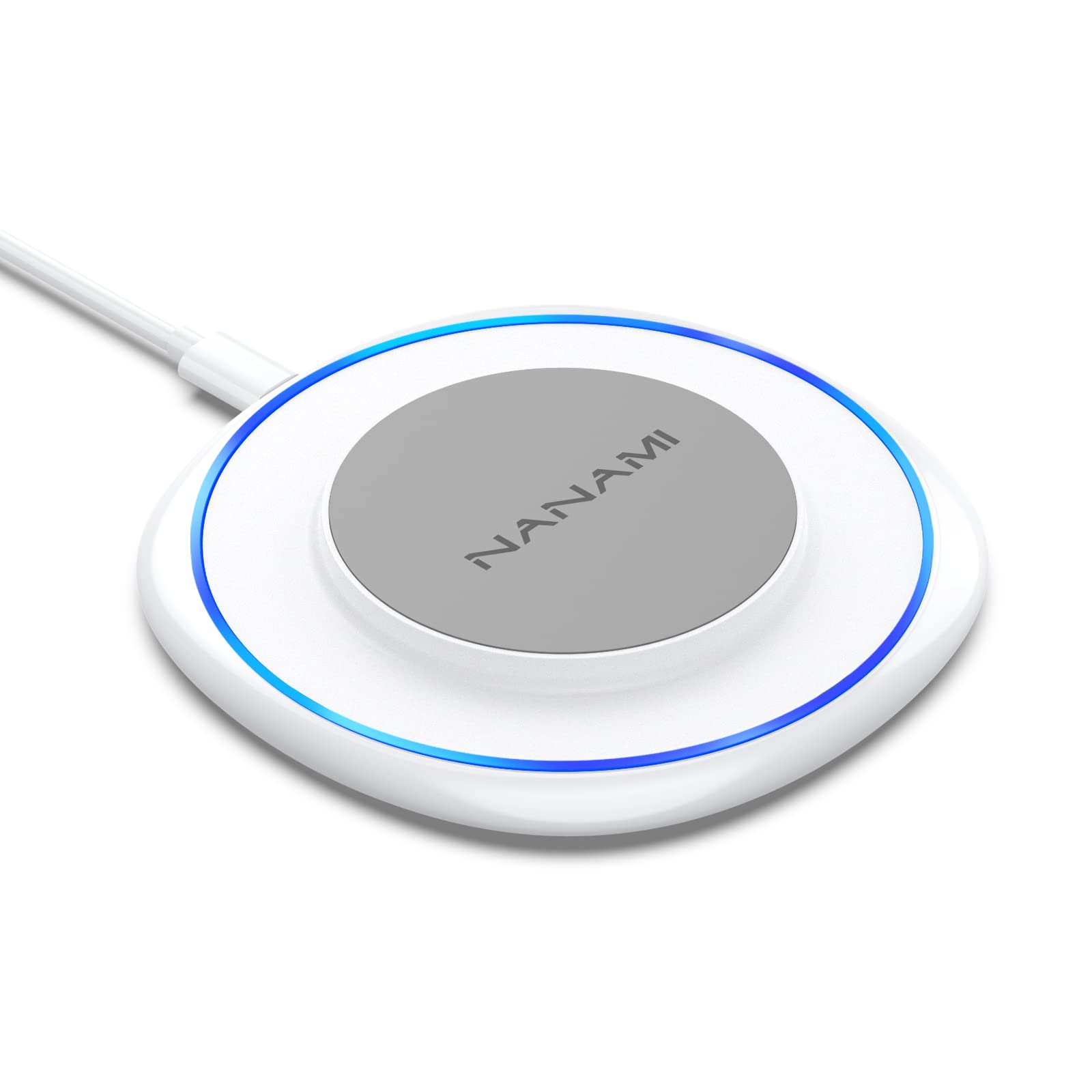 NANAMI Magnetic Wireless Charger for iPhone 17 MagSafe Charger, Fast Mag Charger Pad for iPhone Air 17 Pro Max 17 Pro 16 Pro 16 Plus 16 15 14 13 12 Series, Wireless Charging Pad for AirPods 3 2 Pro