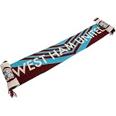 West Ham United English Premier League 76 Retro Crest Scarf - Authentic EPL