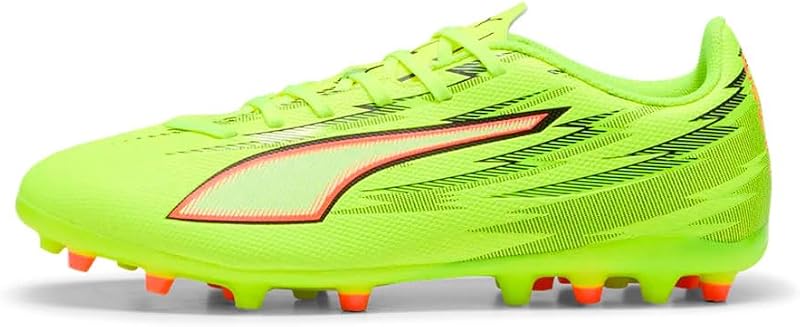 Ultra 6 Play MG Chaussures de Football Unisexes Jaune Alerte Noir-rougeâtre Lime Squeeze, 41 EU, Yellow Alert PUMA Squeeze Squeeze Noir/Rouge, 41 EU — photo 1 sur 6