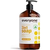 Everyone for Every Body 3-in-1 Soap - Body Wash, Shampoo, and Bubble Bath - Coconut + Lemon, 32 Ounces