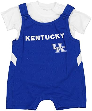 Kentucky Wildcats NCAA Baby Boys Infant Short-All &amp; Creeper Set, Blue &amp; White