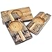 Briar and Oak Bourbon Barrel Stave Cigar Ashtray – Made in The USA from Reclaimed Authentic Bourbon Barrels - Great Cigar Accessories Gift Set for Men