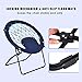 Giantex Folding Bunjo Bungee Chair, Outdoor Camping Gaming Hiking Chair, Perfect for Garden Patio, Web Chair Portable, Steel Bungee Dish Chairs for Adults Kids, Blue