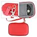 Hard Travel Case Replacement for Samsung T3 T5 Portable 250GB 500GB 1TB 2TB SSD USB 3.0 External Solid State Drives by co2CREA (Red Case)