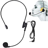 VOVIGGOL Upgraded Wired Microphone Headset with 270