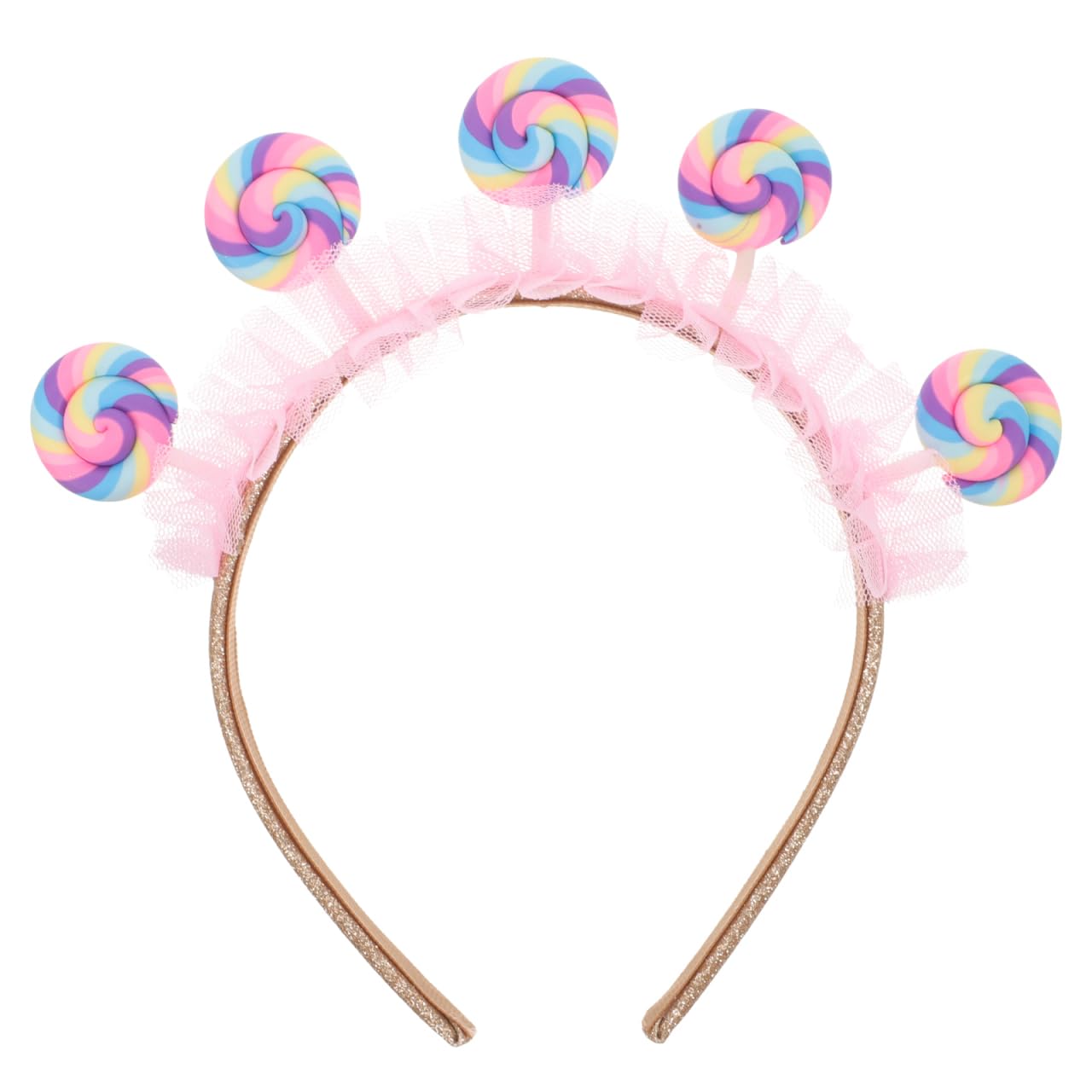 ifundom Candy Headband for Kids Lollipop Hairband Girls Toddlers Hair Hoop Birthday Party Hair Accessory