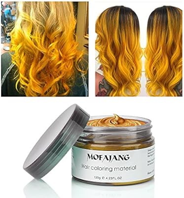 Ms Dear Instantly Gold Hair Wax Hairstyle Cream 130ml Gold Hair