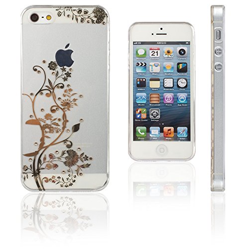 Xcessor Golden Flowers Glossy Flexible TPU case for Apple... en promo sur Amazon