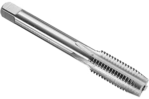 uxcell Hand Plug Tap 1/2-16 BSF 2B Thread Plug Style Taps Straight Flute Screw Tapping Threading Tool High Speed Steel HSS654