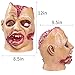 Halloween Mask Halloween Cosplay Costume Party Decorations Vampire Zombie Horror Scary Masks Clown Mask with Hair Latex Head mask