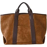 Bryqona Luxury Tote Bag for Women, Large Slouchy Suede Shoulder Bag, Vintage Satchel for Work & Travel