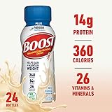 Boost Plus Complete Nutritional Drink, Vanilla Delight, 8 fl oz Bottle, (Pack of 24)