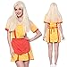 2 Broke Girl Max & Caroline Waitress Uniform Cosplay Fancy Dress Party Costume