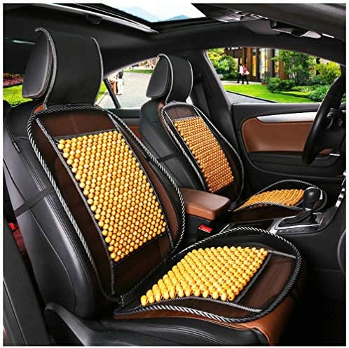 Wooden Beads One-Piece Car Seat Cushion - Summer Four Seasons Universal Single Piece Cool Pad Car Car Supplies
