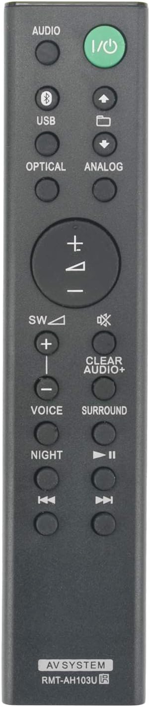 ALLIMITY RMT-AH103U Remote Control Replacement for Sony Soundbar SA-CT80 SS-WCT80 HT-CT80 SACT80 SSWCT80 HTCT80 - Image 3