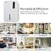 Dehumidifier, 1500ml Tank Powerful Thermo-Electric Intelligent Dehumidifier for Home, Quietly Gathers Up to 400ml - Great For bedrooms, bathrooms, RV, Laudry or basements Approx 1200 Cubic Feet