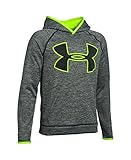 Under Armour Boys' Storm Armour Fleece Twist Highlight Hoodie, Black (002), Youth Large
