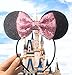 DRESHOW Mickey Ears Headbands Sequin Hair Band Accessories for Women Girls Cosplay Party