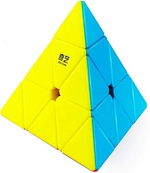 Rascals Qiyi Qiming Rubiks Rubix Pyramid Cube 3x3 High Speed Stickerless Triangle Pyraminx Puzzle Cube