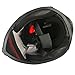 ILM 10 Colors Motorcycle Dual Visor Flip up Modular Full Face Helmet DOT (XL, Matte Black)