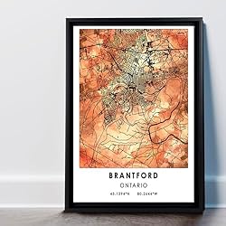 St. Augustines Map Poster, Florida Map Art