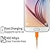 Micro-USB Cable, EZOPower Extra Long 10ft Orange Micro-USB 2in1 Sync and Charge USB Data Cable for Samsung, HTC, LG and Other Any Micro USB Powered Device