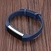 AK Band Replacement Wristband Strap with Secure Metal Buckle for Fitbit Alta/Fitbit Alta HR, Navy Blue, Large