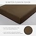 SUBRTEX Couch Slipcover RV Seater Slip Loveseat Stretch Durable Sofa Cushion Cover Spandex Elastic Furniture Protector for Settee Seat for Replacement in Livingroom, Small, Coffee